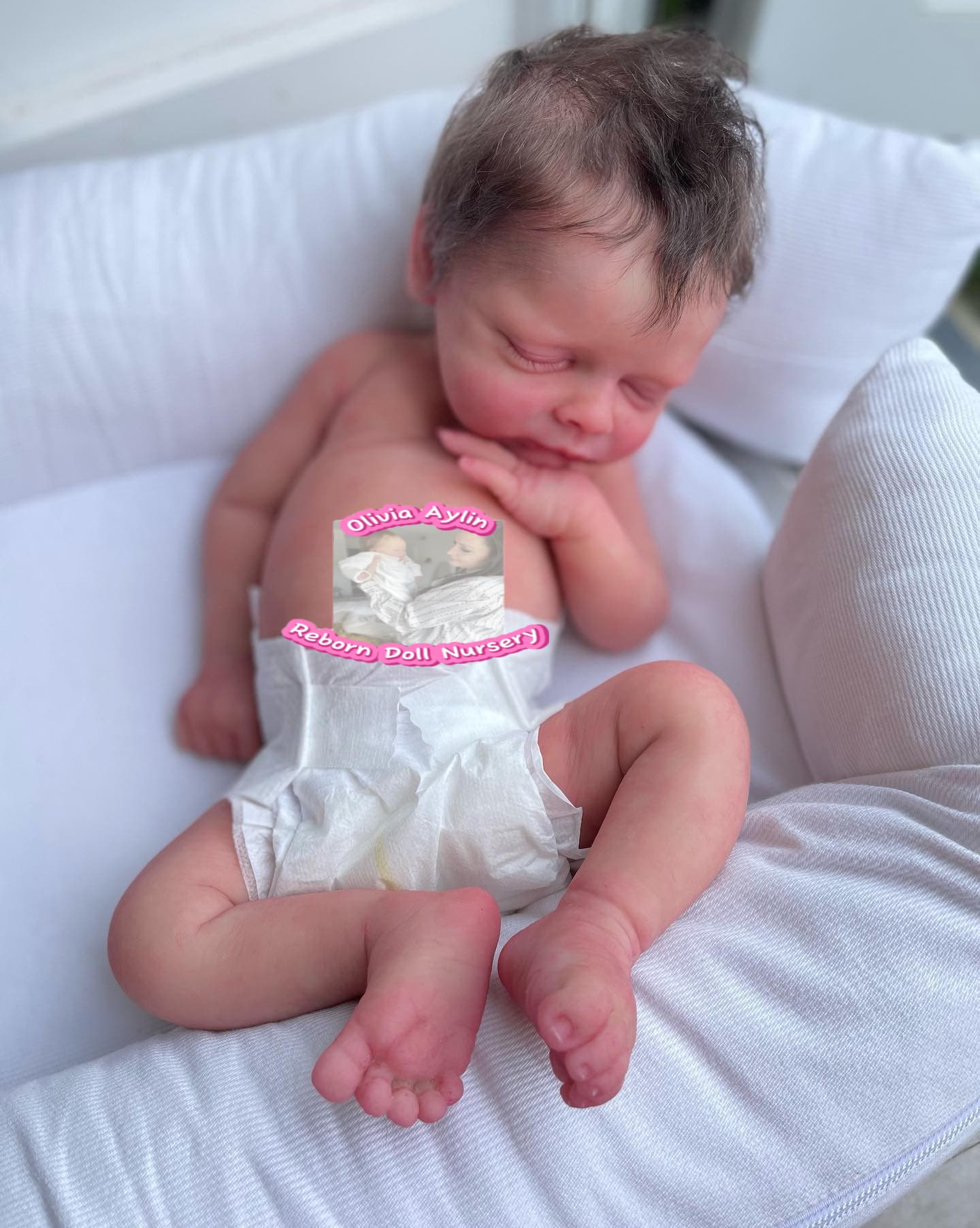 Angelica – Full Body Silicone Reborn Baby Girl Doll - Photo 2