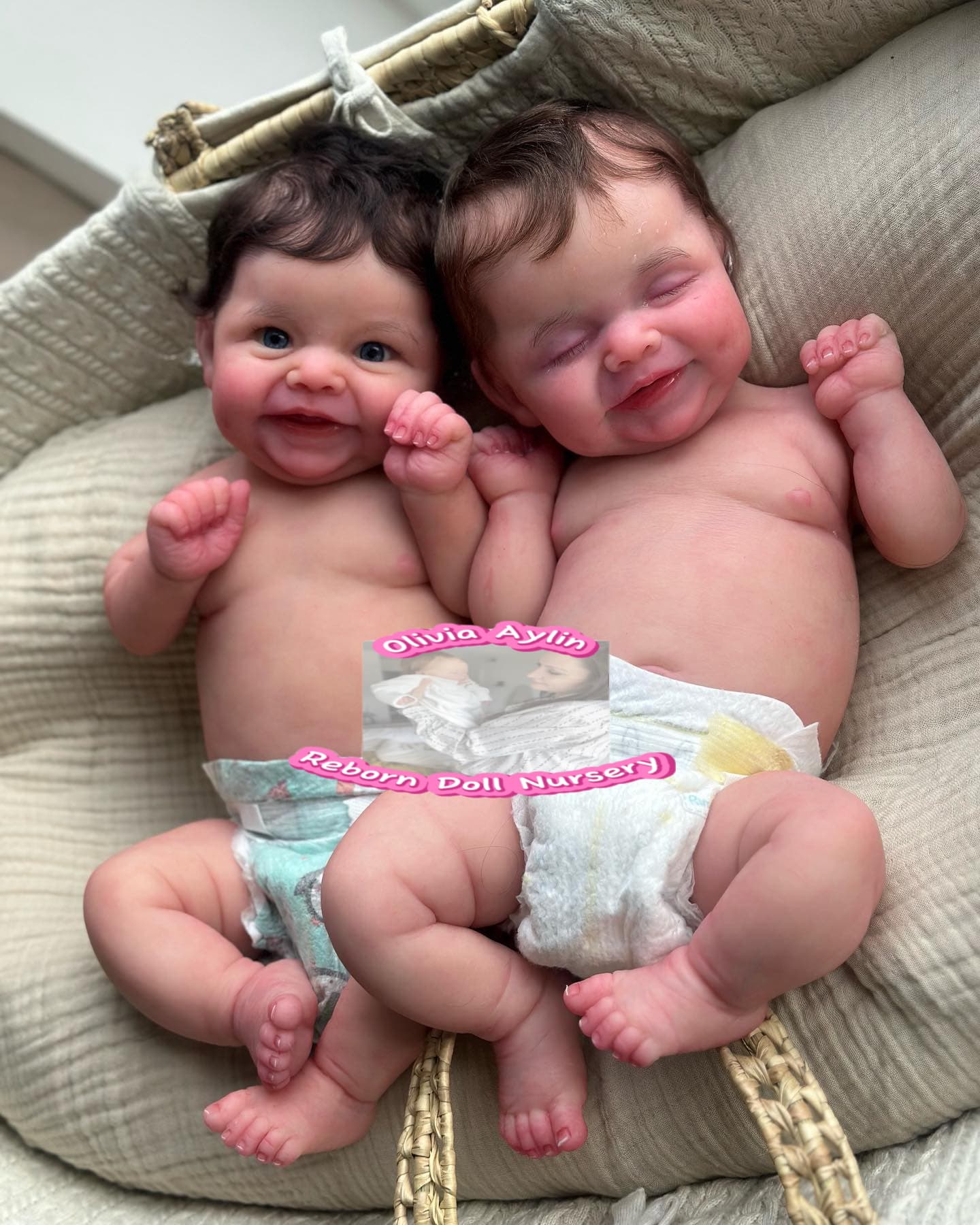 Elara & Elise – Full Body Silicone Reborn Twin Dolls - Photo 4
