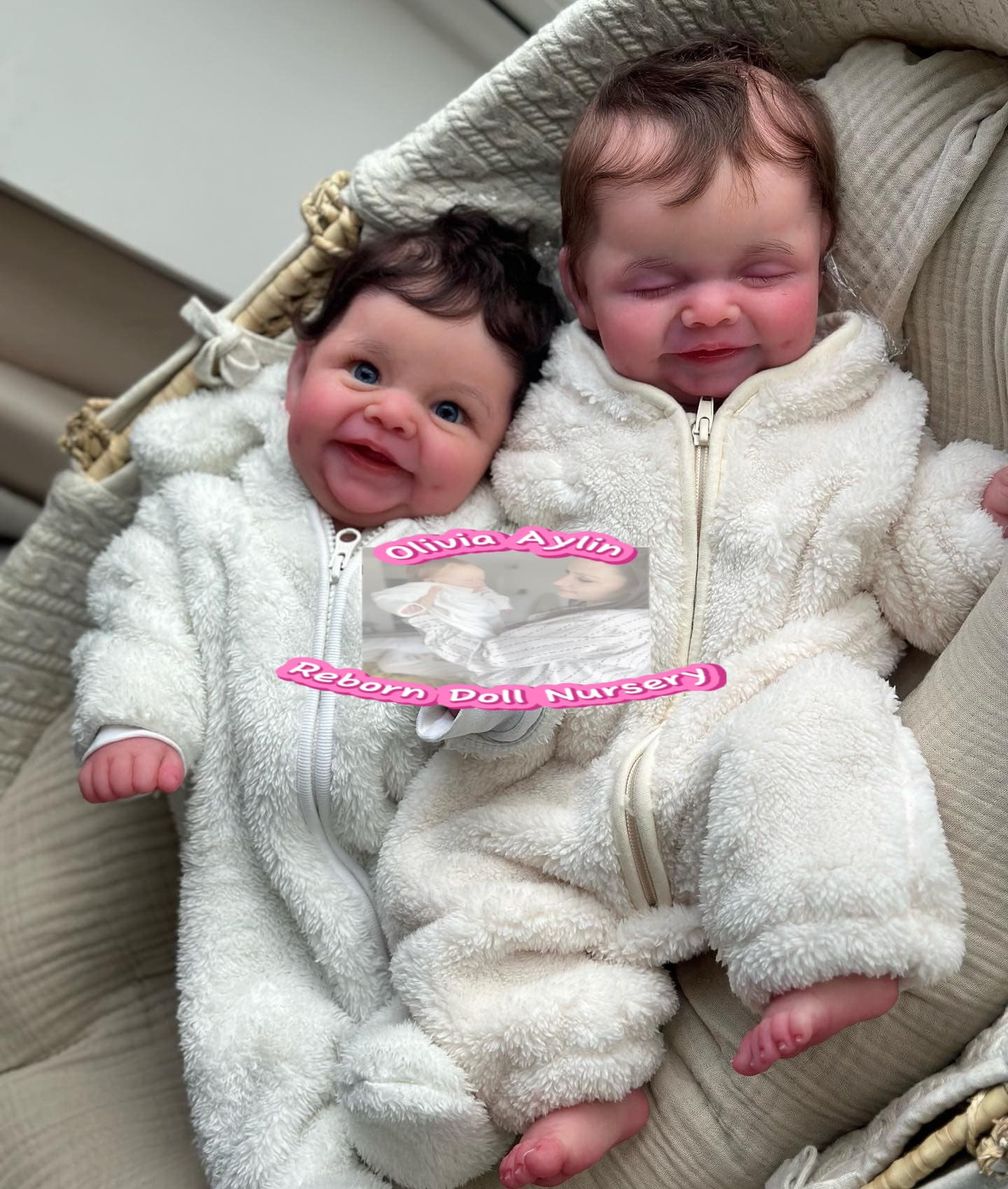 Elara & Elise – Full Body Silicone Reborn Twin Dolls - Photo 3