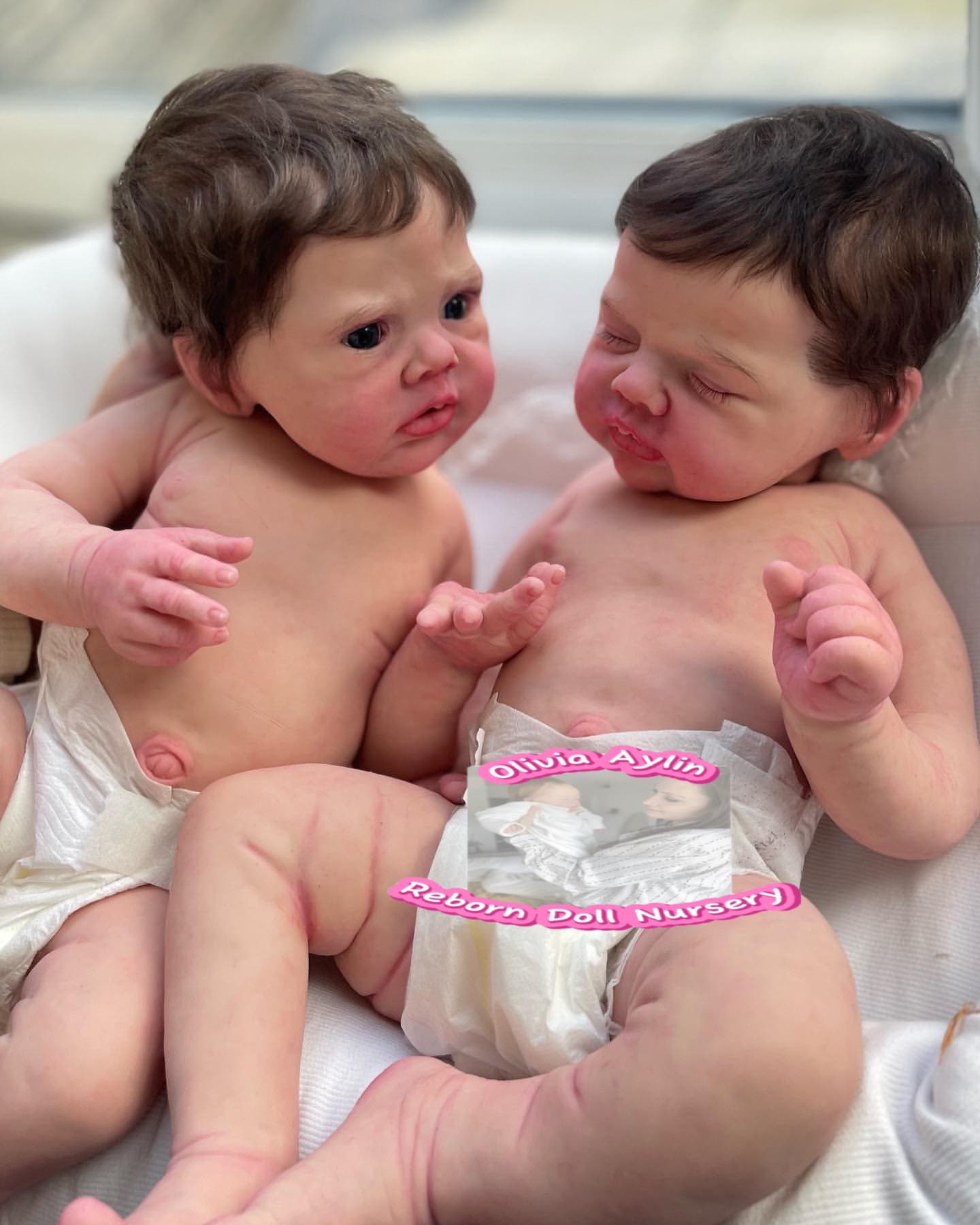 Nora & Noah – Full Body Silicone Reborn Twin Dolls - Photo 3