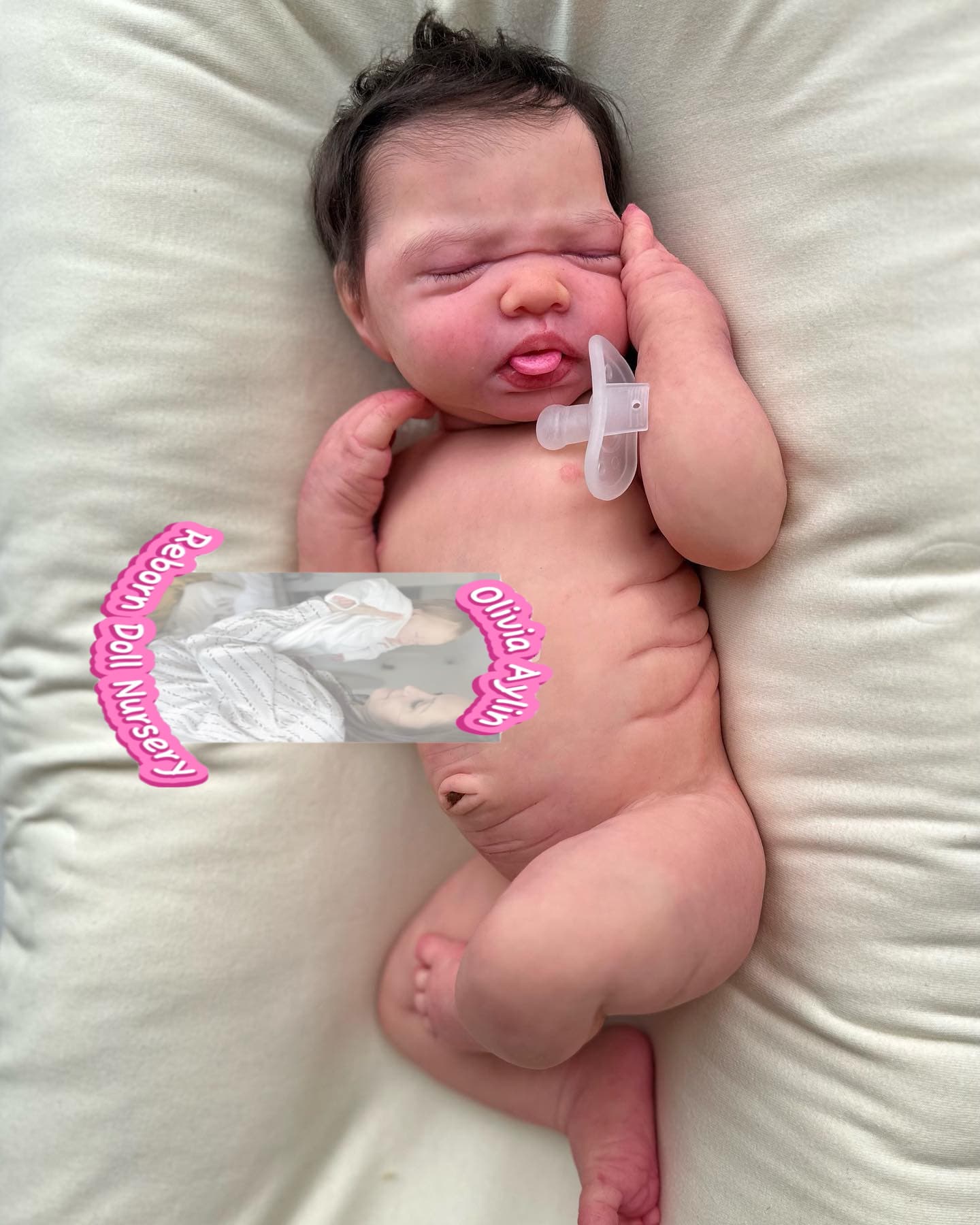 Story – Full Body Silicone Reborn Baby Girl Doll