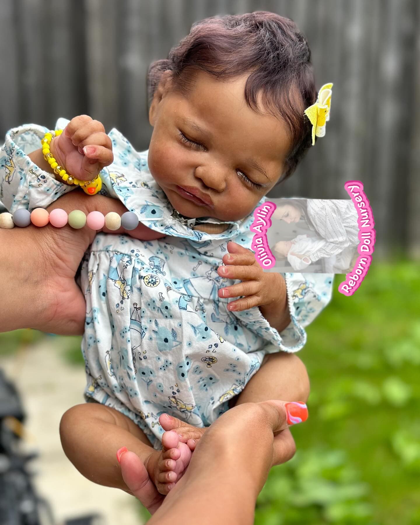 Olive – Full Body Silicone Reborn Baby Girl Doll - Photo 4