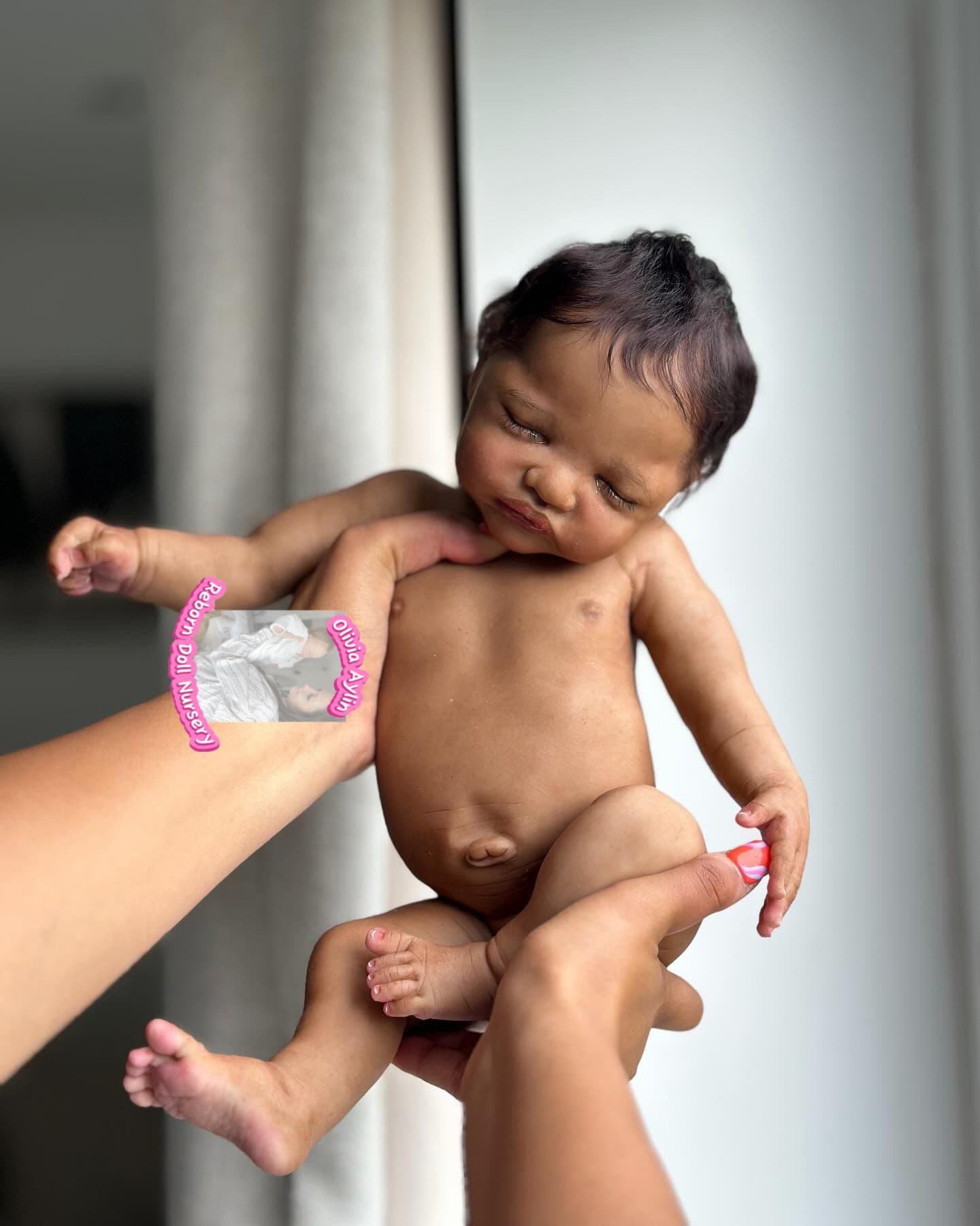 Olive – Full Body Silicone Reborn Baby Girl Doll