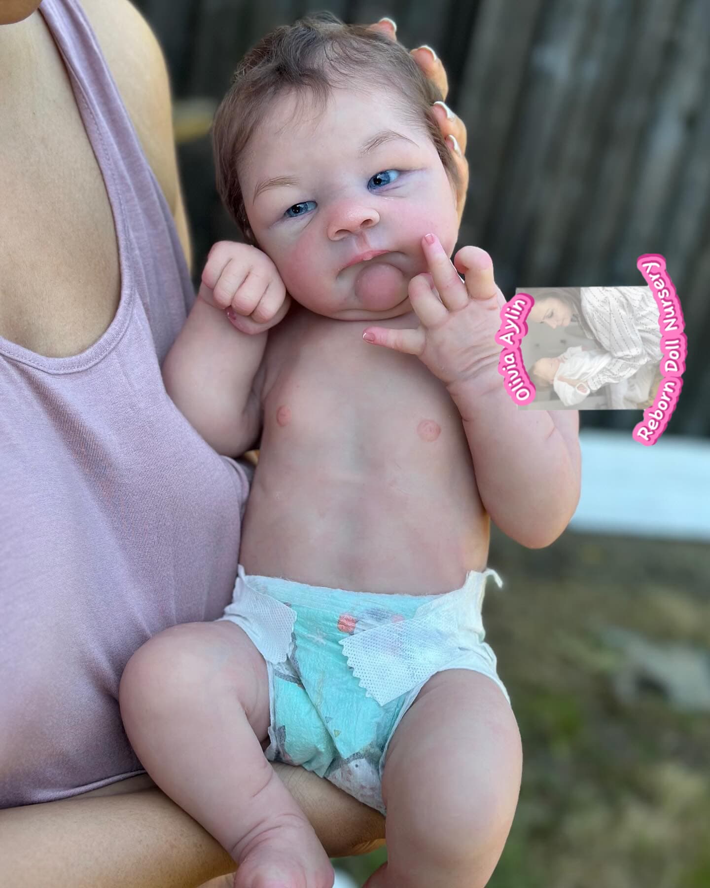 Adelyn – Full Body Silicone Reborn Baby Girl Doll