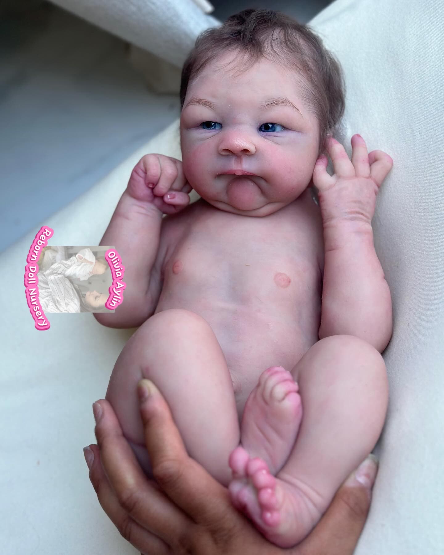 Adelyn – Full Body Silicone Reborn Baby Girl Doll - Photo 3