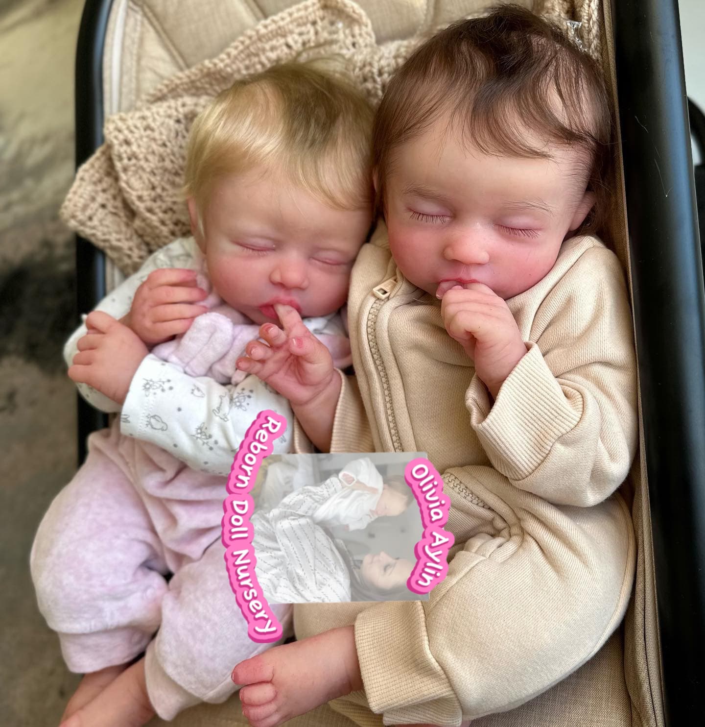 Cora & Claire – Full Body Silicone Reborn Twin Dolls - Photo 3