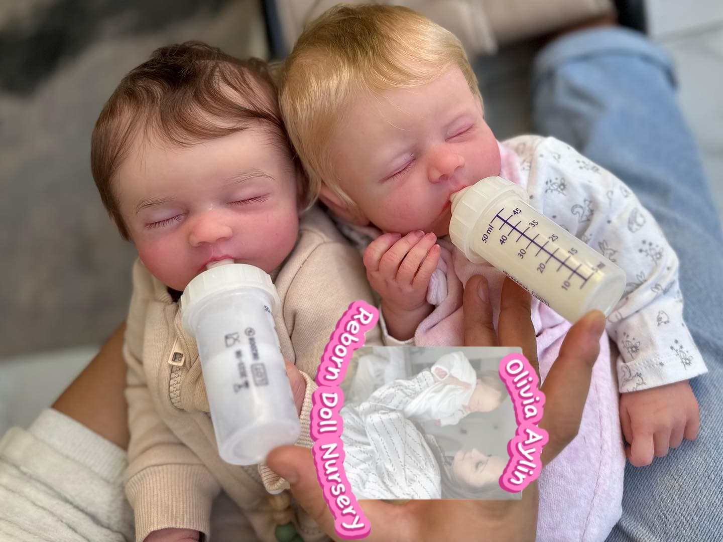 Cora & Claire – Full Body Silicone Reborn Twin Dolls - Photo 4