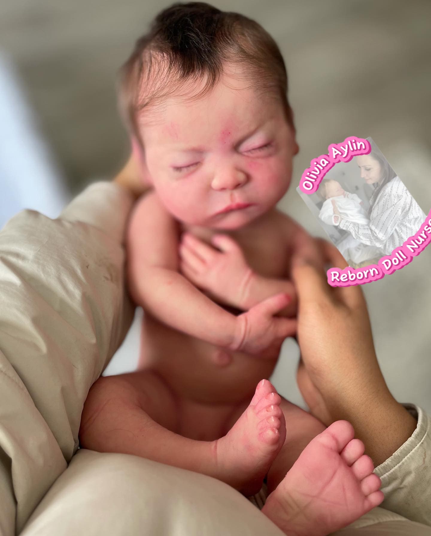Indigo – Full Body Silicone Reborn Baby Girl Doll