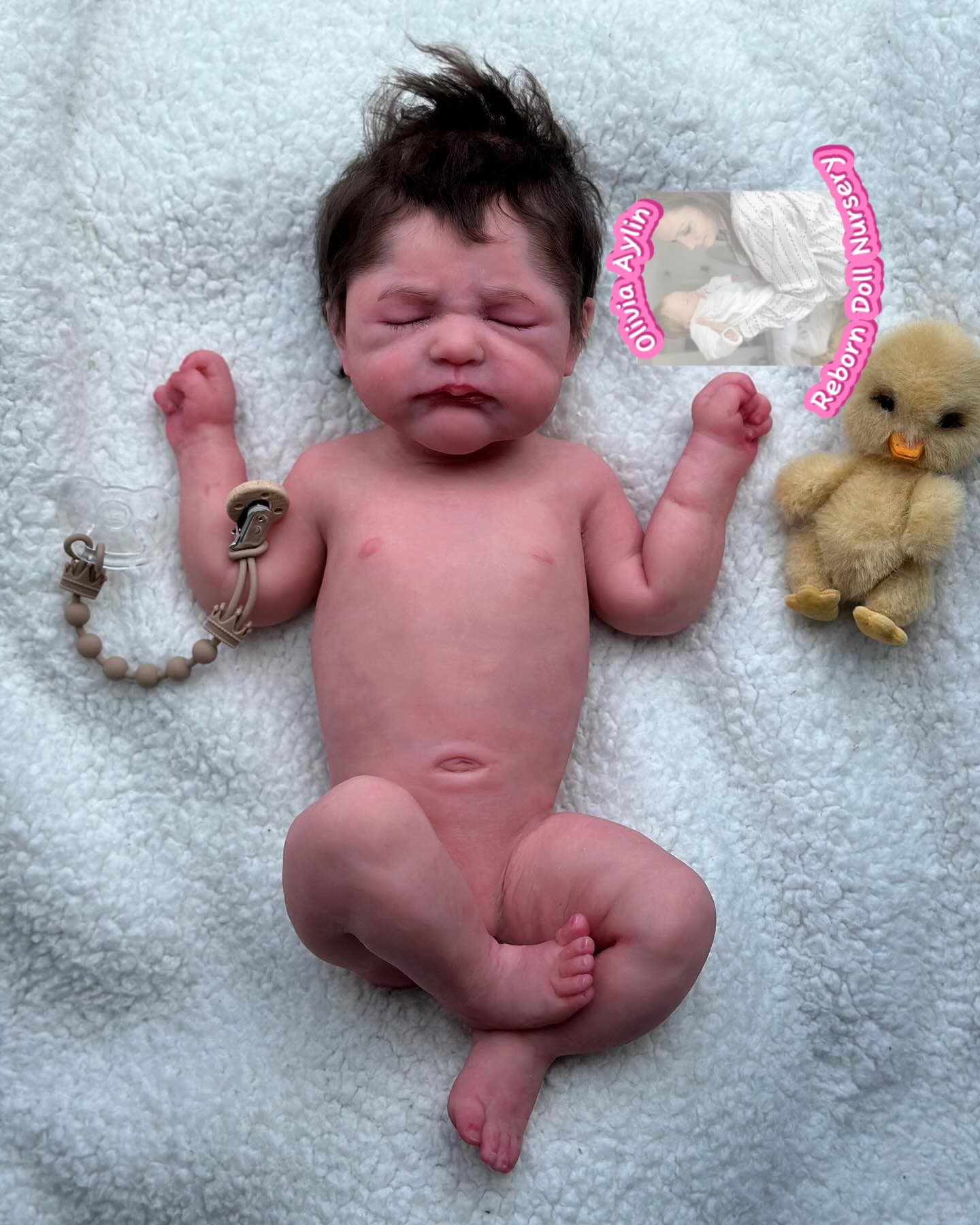 Carlotta – Full Body Silicone Reborn Baby Girl Doll