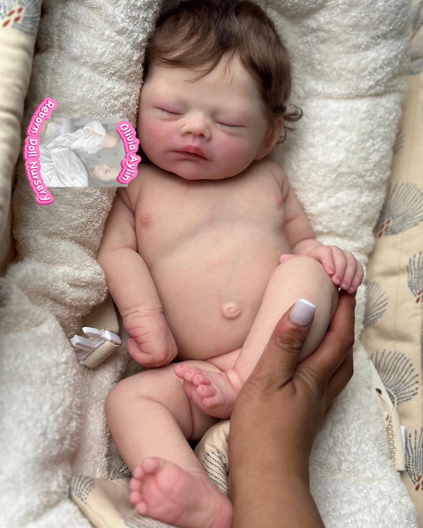 Nathan – Full Body Silicone Reborn Baby Girl Doll - Photo 3