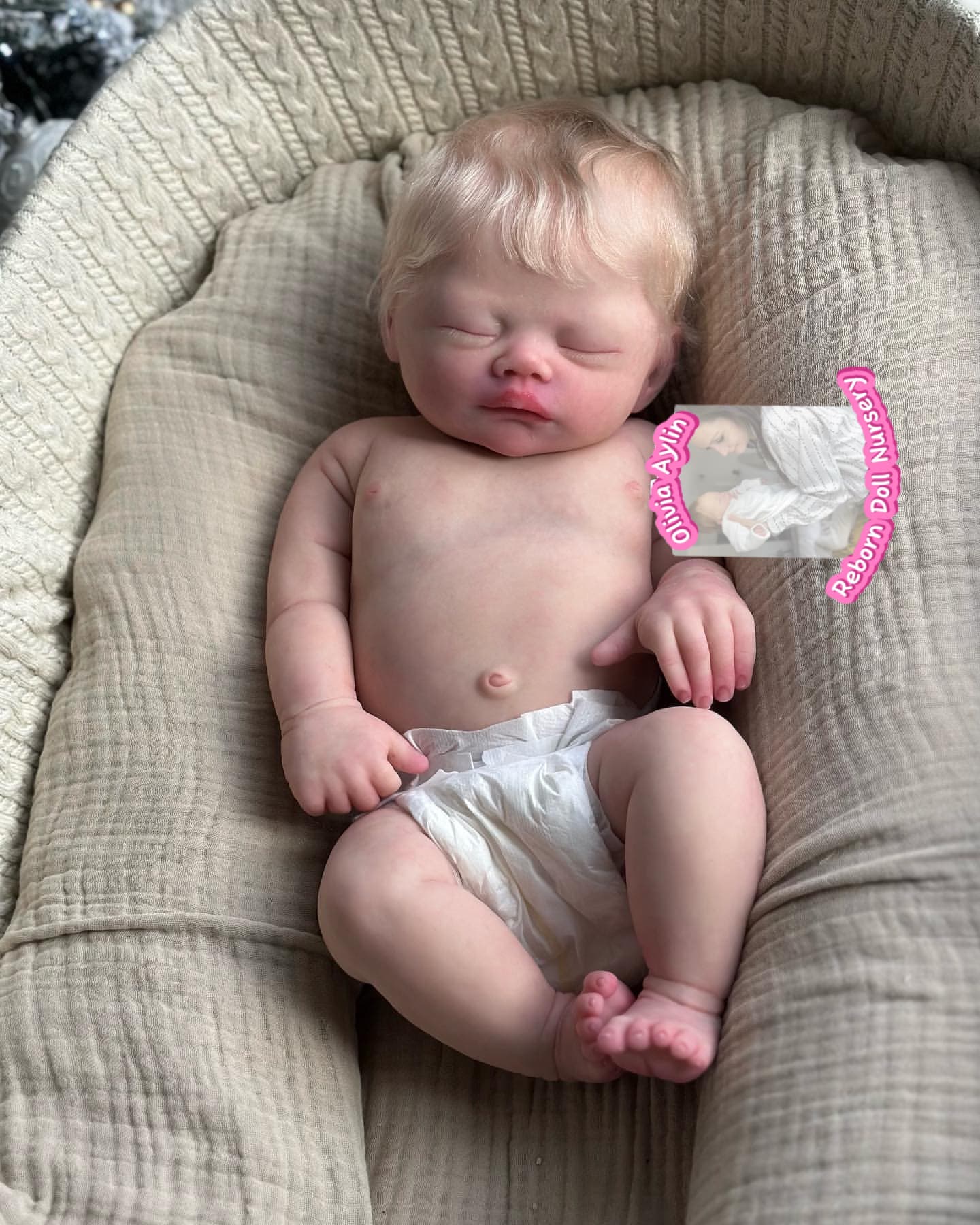 Nathalie – Full Body Silicone Reborn Baby Boy Doll