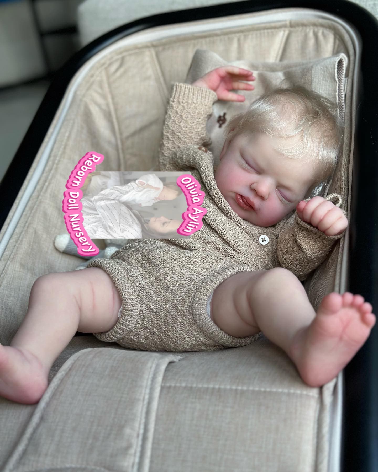Bellamy – Full Body Silicone Reborn Baby Girl Doll