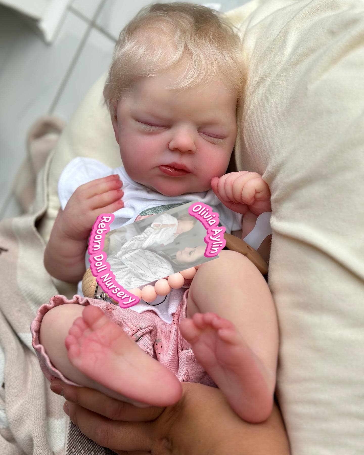 Bellamy – Full Body Silicone Reborn Baby Girl Doll - Photo 3