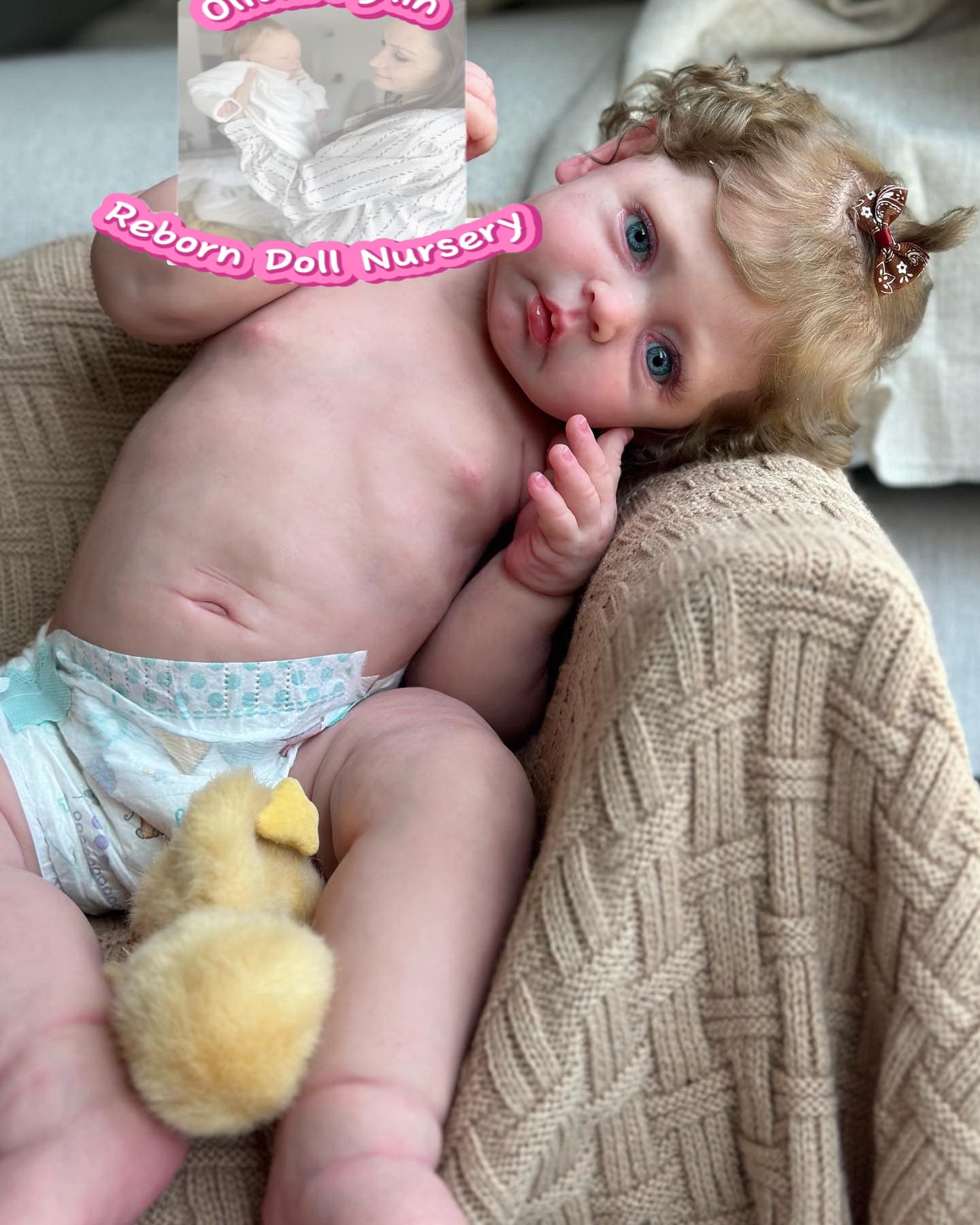 Sarah – Full Body Silicone Reborn Baby Girl Doll