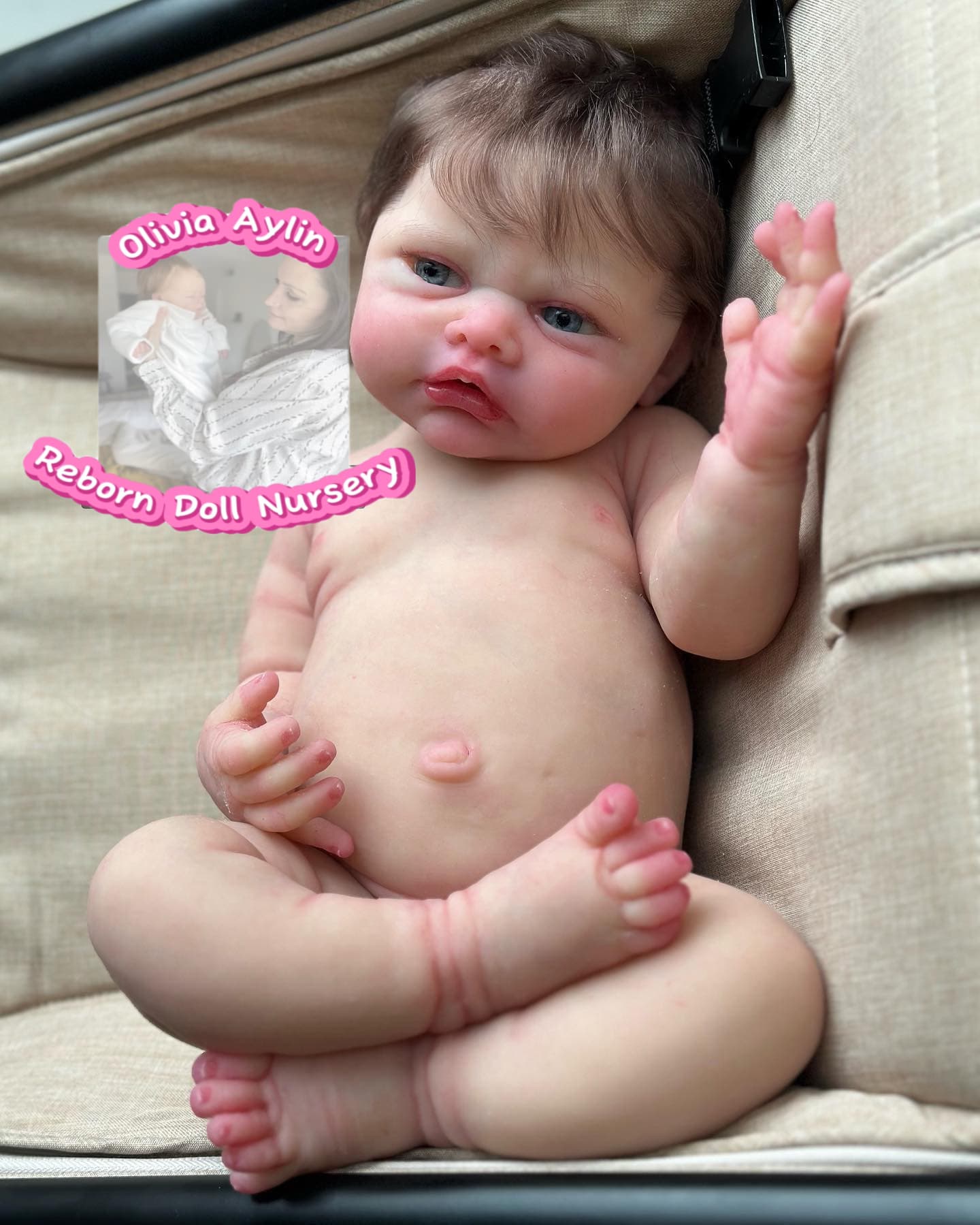 Brianna – Full Body Silicone Reborn Baby Girl Doll - Photo 4