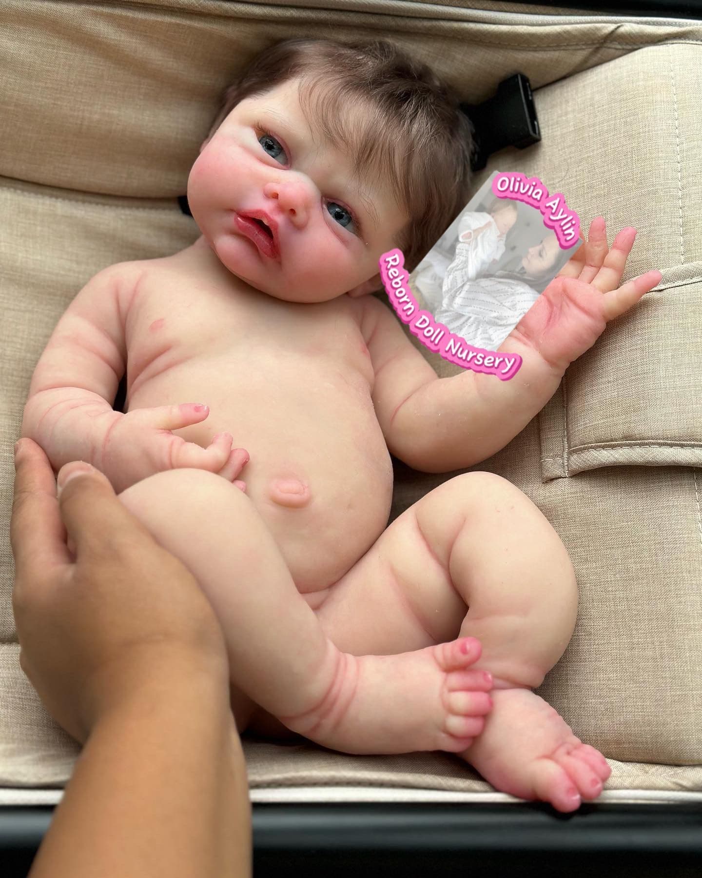 Brianna – Full Body Silicone Reborn Baby Girl Doll