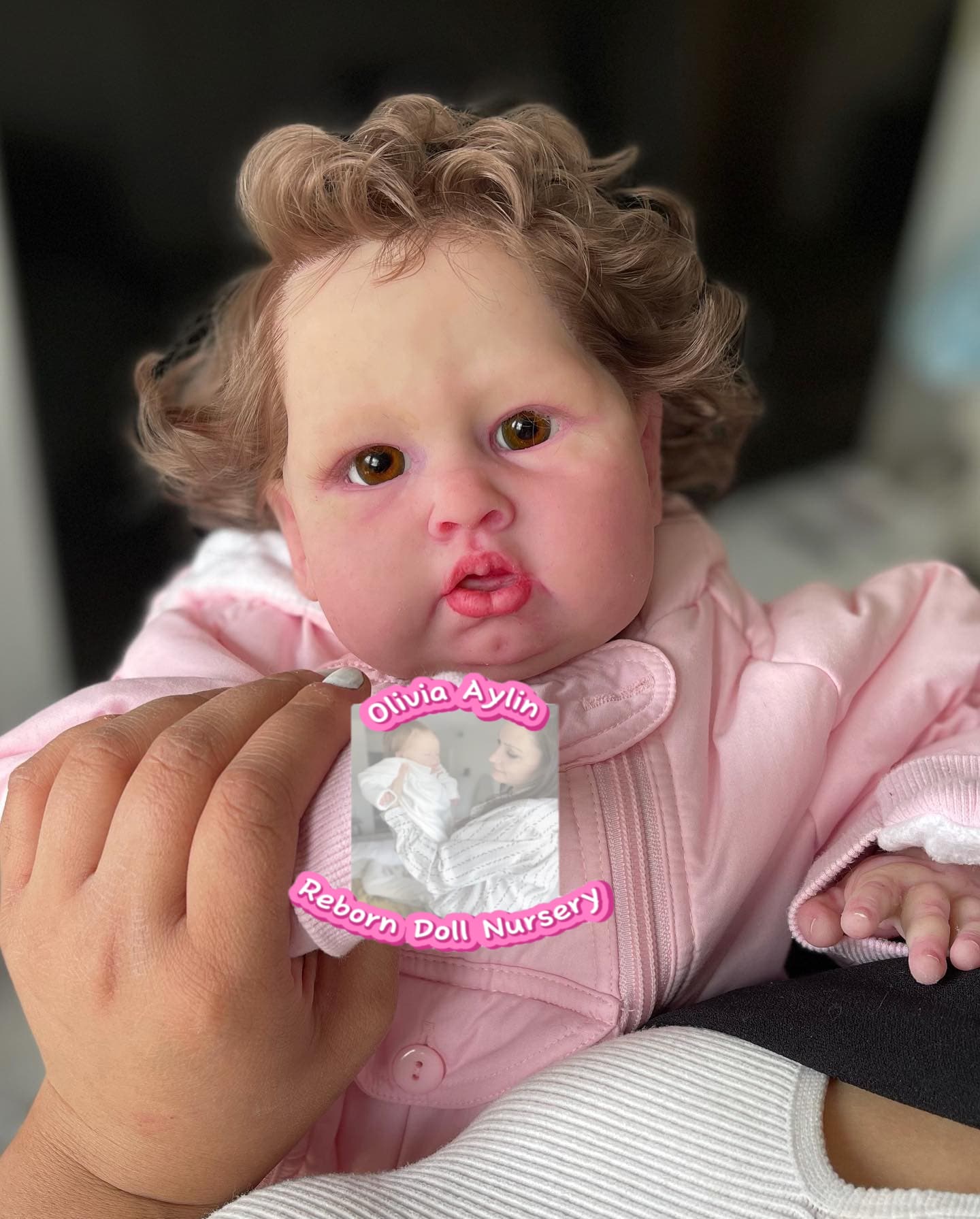 Blue – Full Body Silicone Reborn Baby Girl Doll - Photo 3