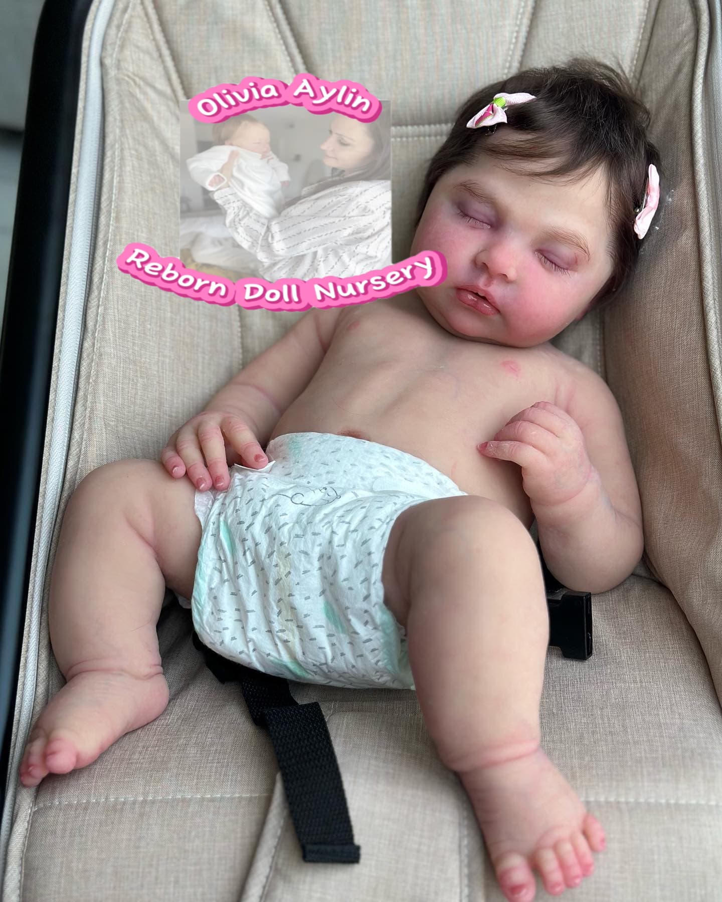 Leia – Full Body Silicone Reborn Baby Girl Doll