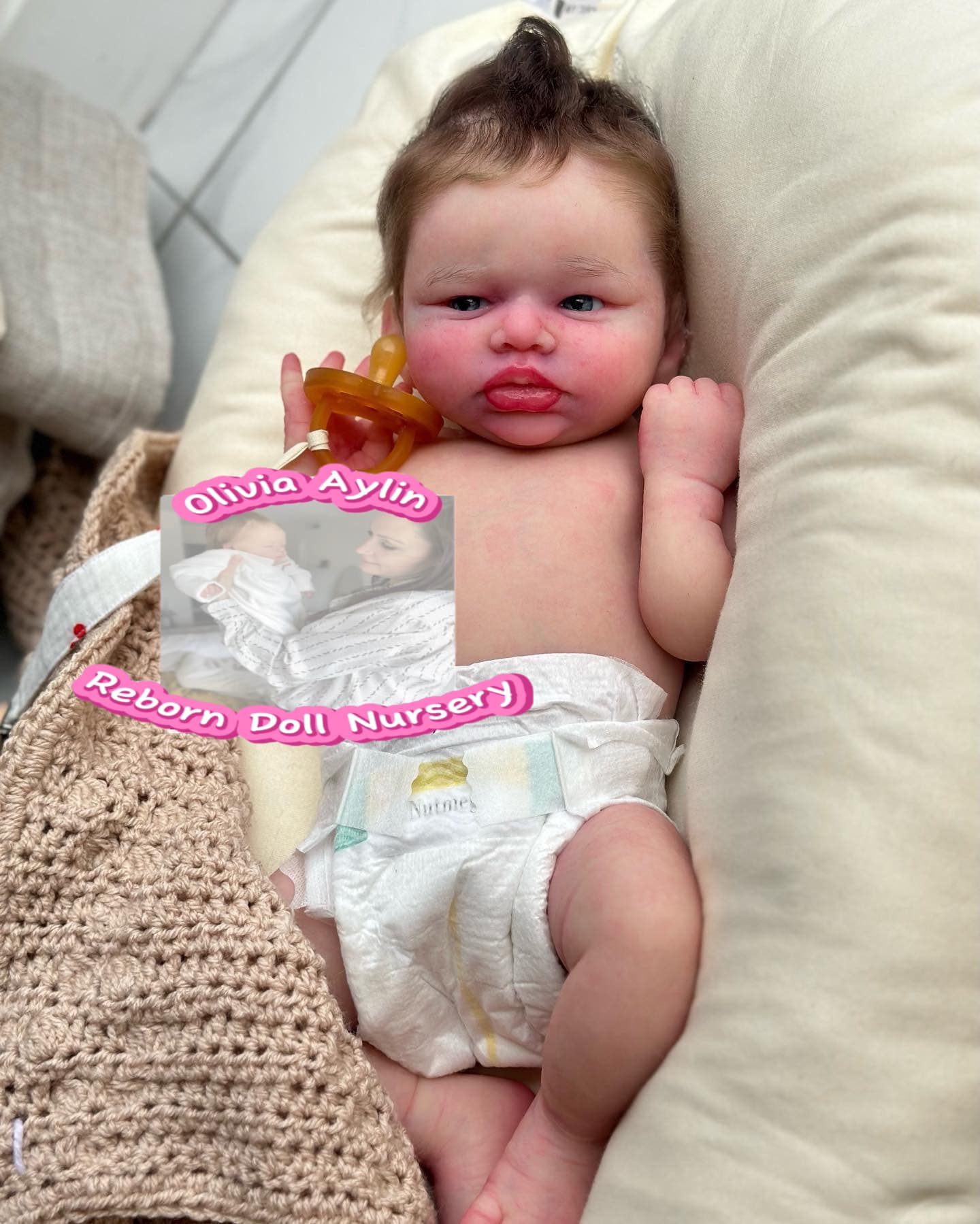 Esther – Full Body Silicone Reborn Baby Girl Doll - Photo 3