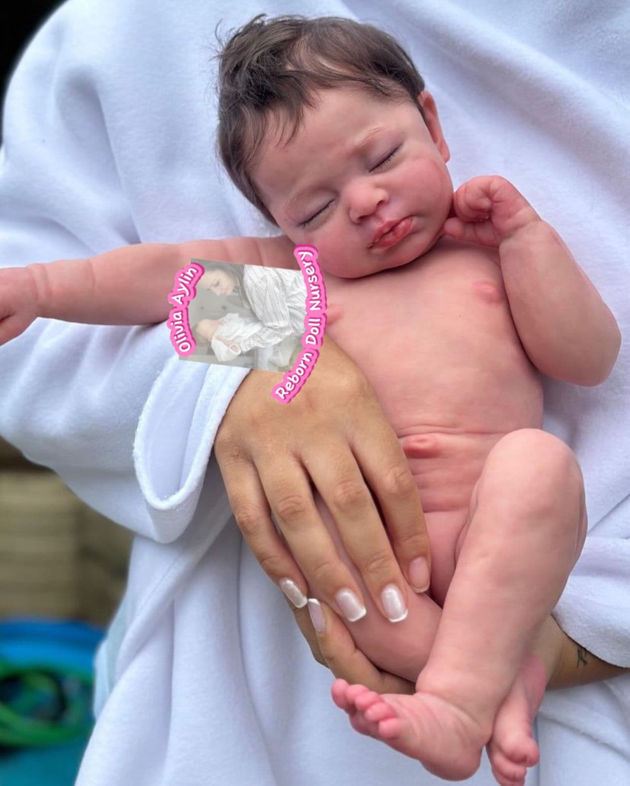Chanel – Full Body Silicone Reborn Baby Girl Doll