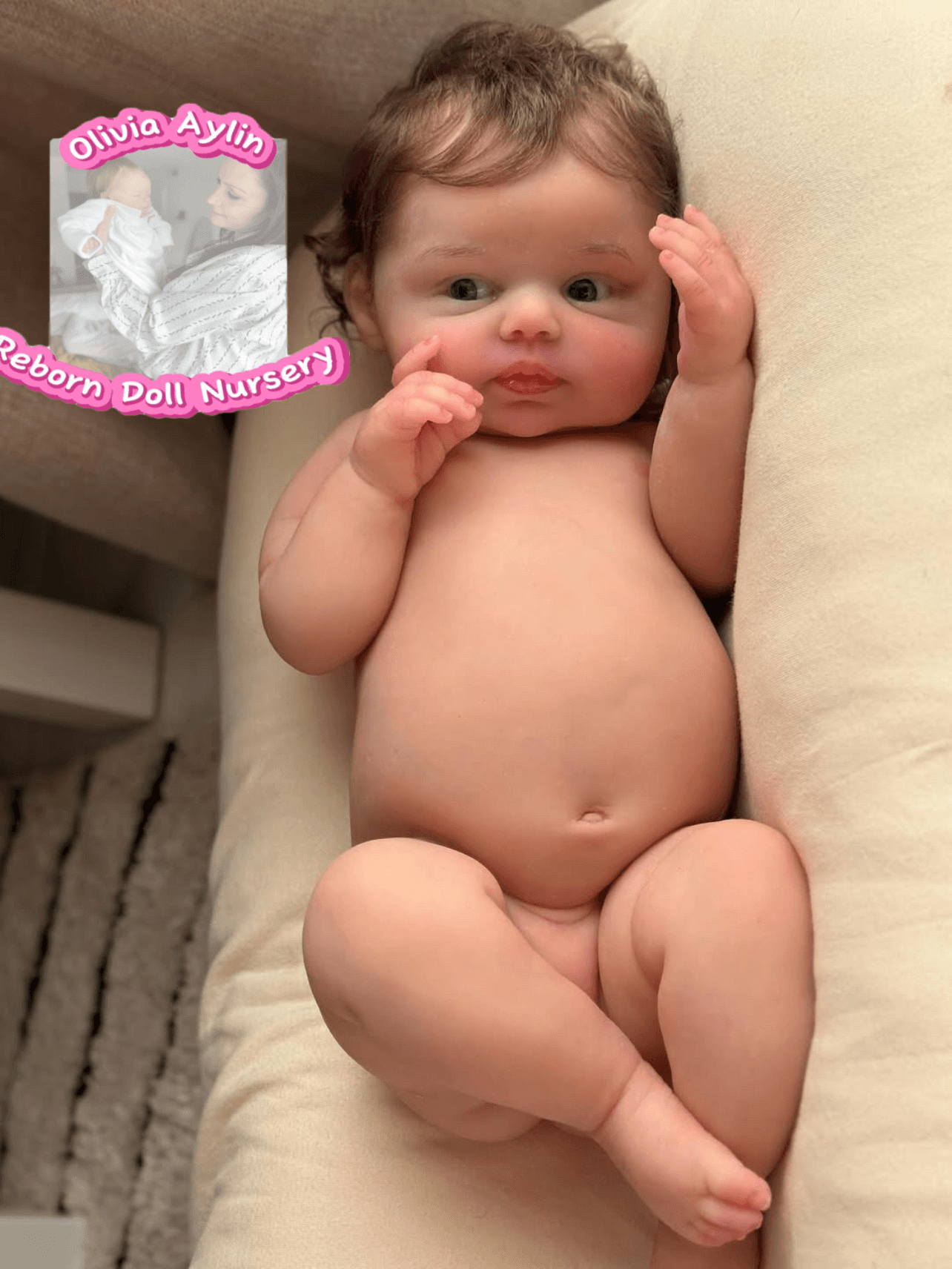 Layla – Full Body Silicone Reborn Baby Girl Doll - Photo 2
