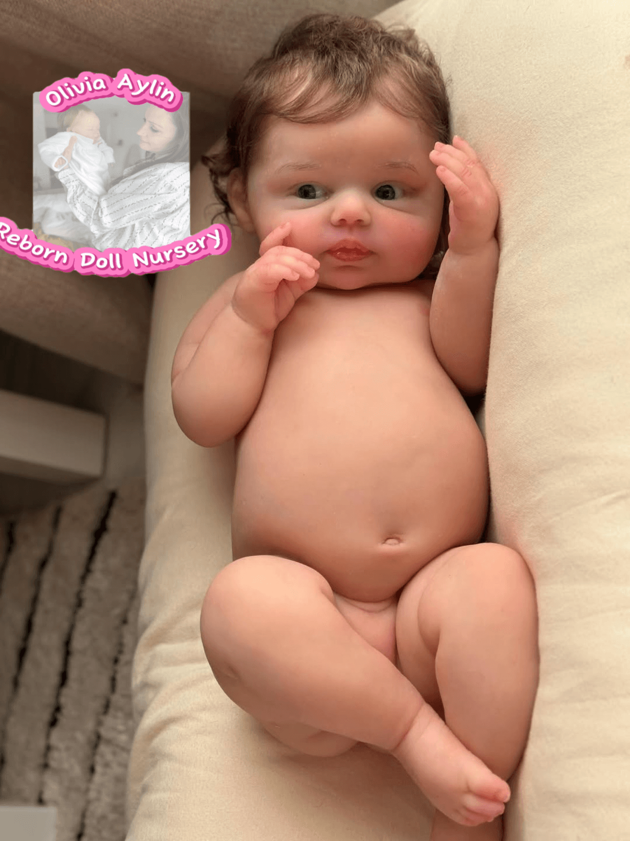 Layla – Full Body Silicone Reborn Baby Girl Doll