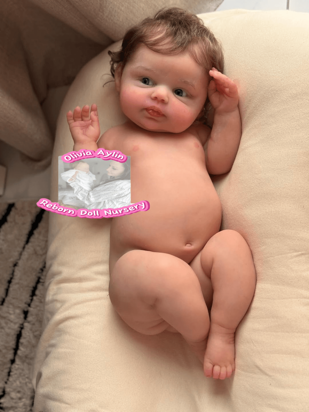 Layla – Full Body Silicone Reborn Baby Girl Doll - Photo 4