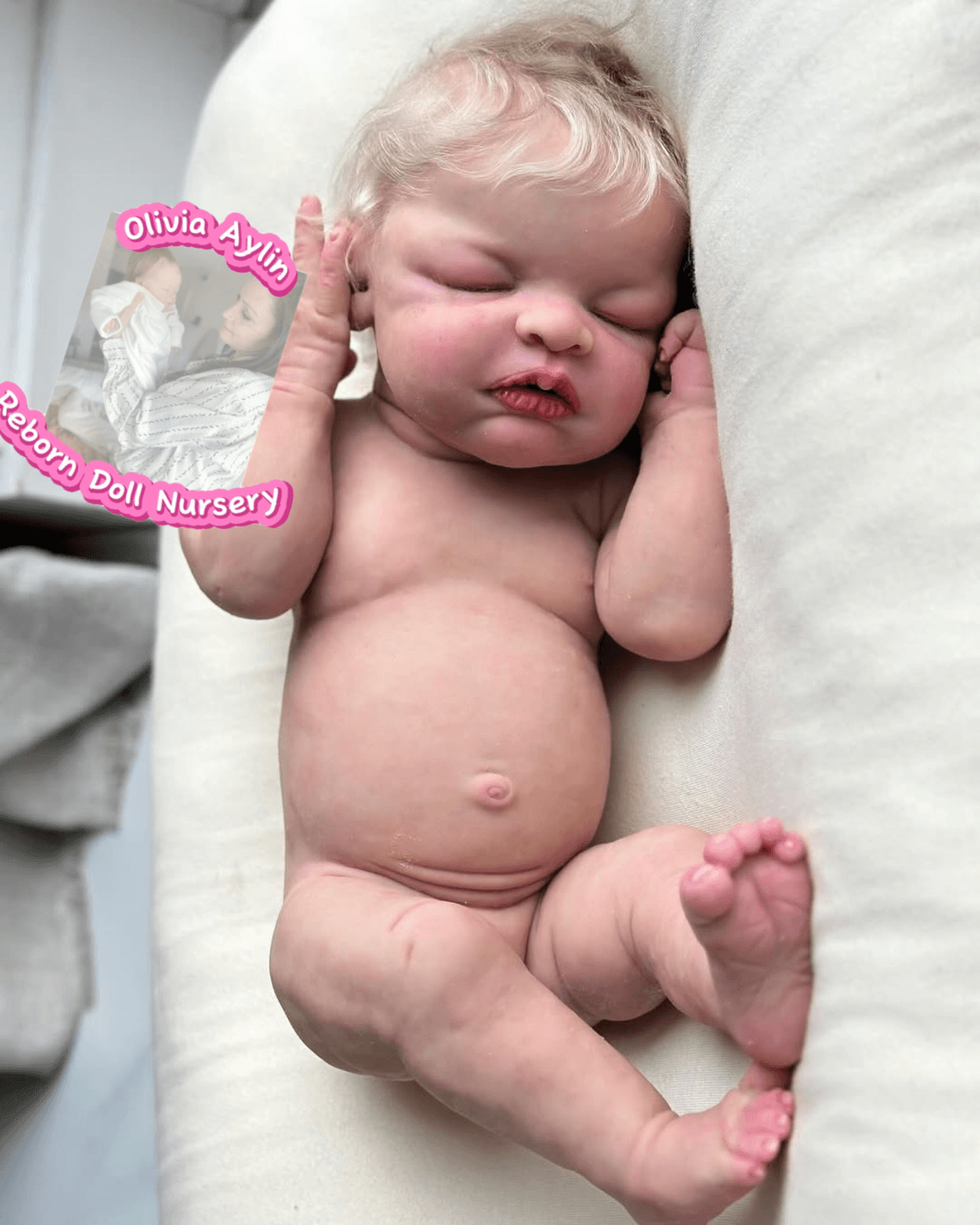 Nova – Full Body Silicone Reborn Baby Girl Doll - Photo 3