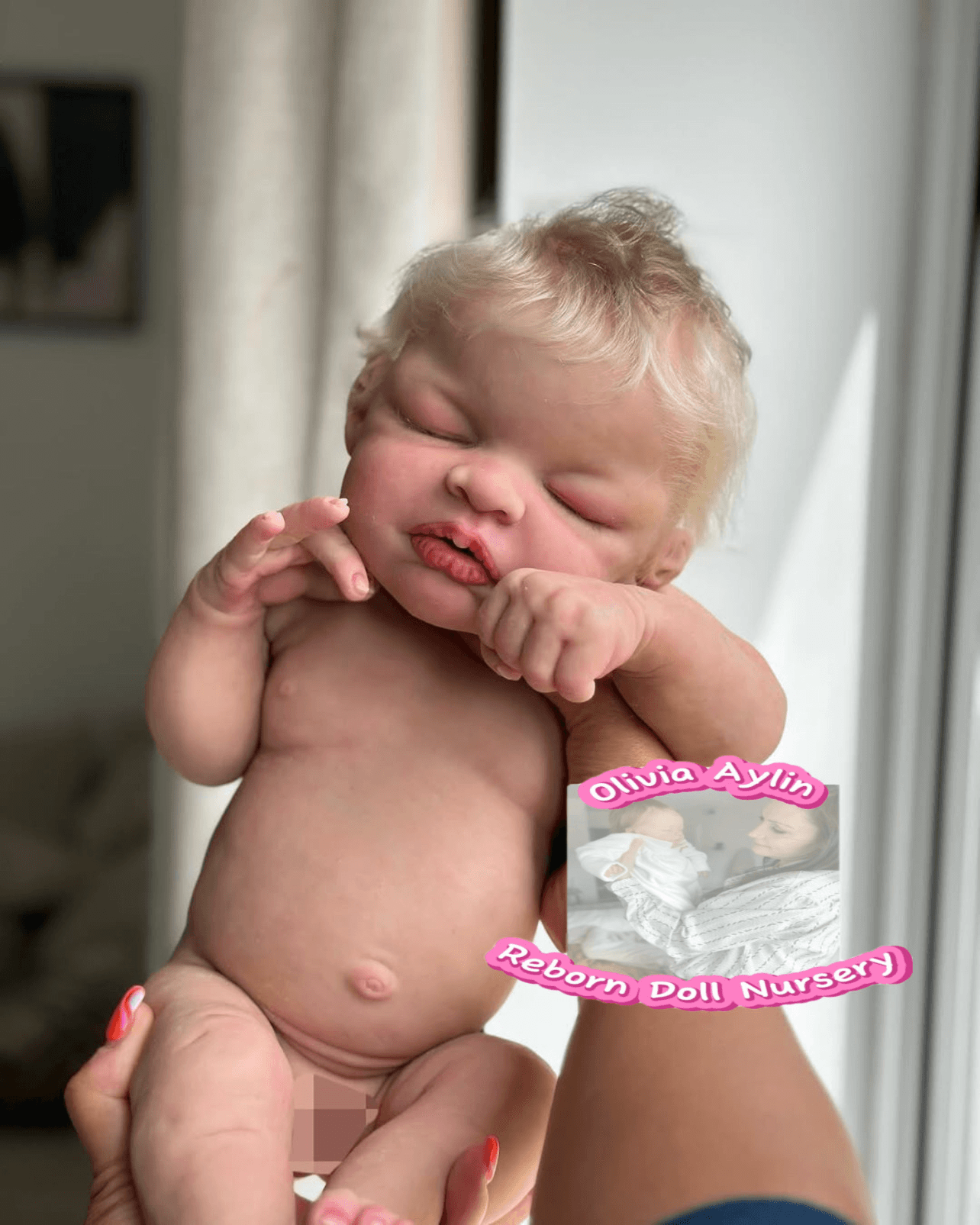 Nova – Full Body Silicone Reborn Baby Girl Doll - Photo 4