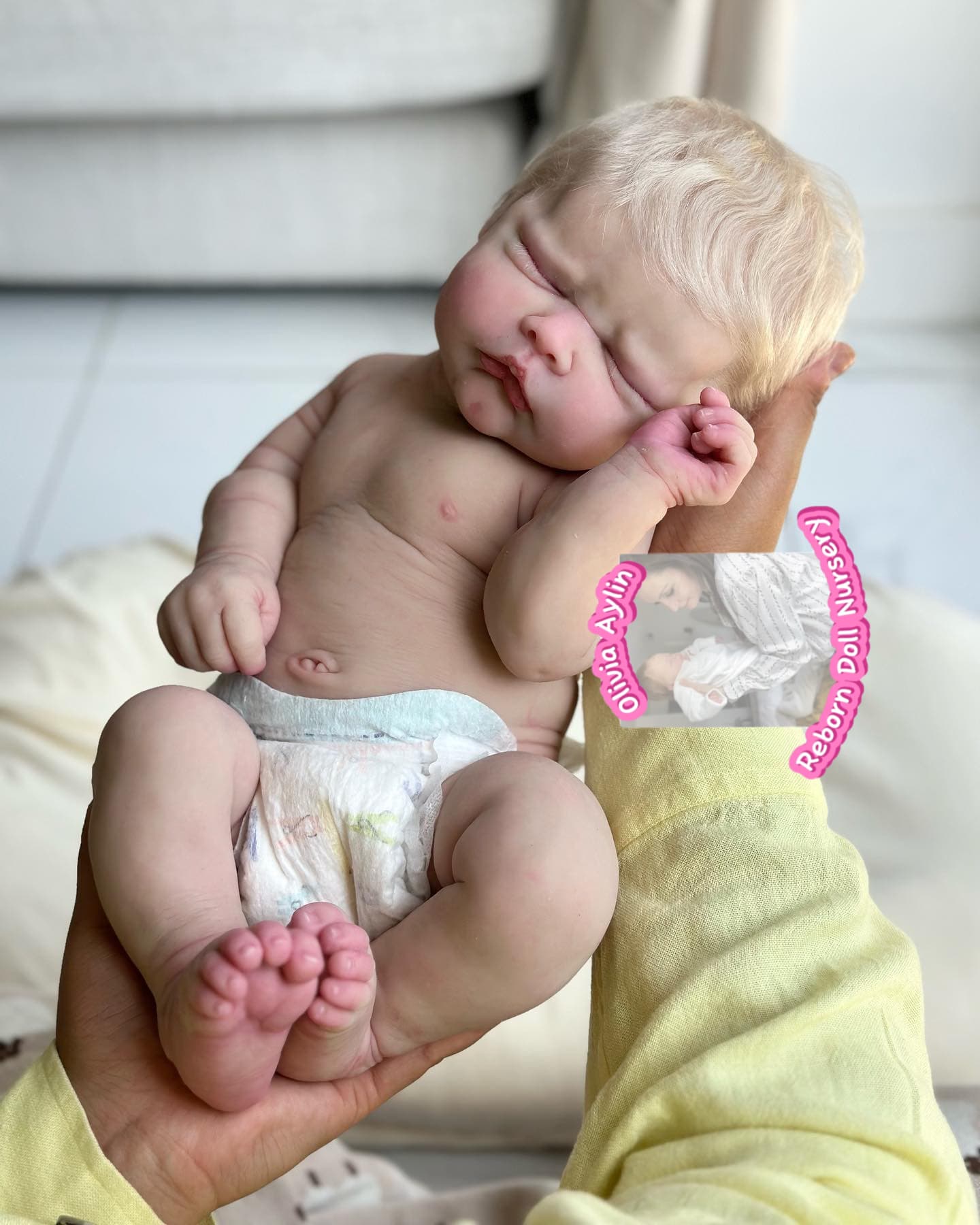 Kim – Full Body Silicone Reborn Baby Girl Doll