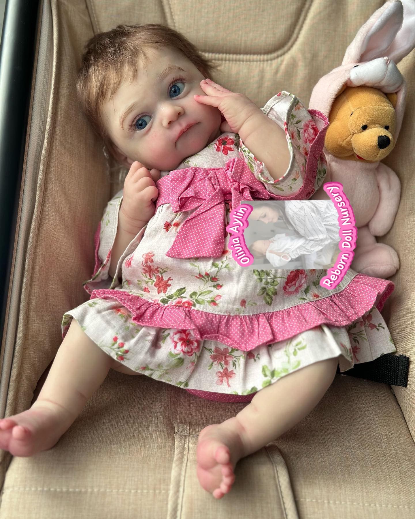 Angela – Full Body Silicone Reborn Baby Girl Doll