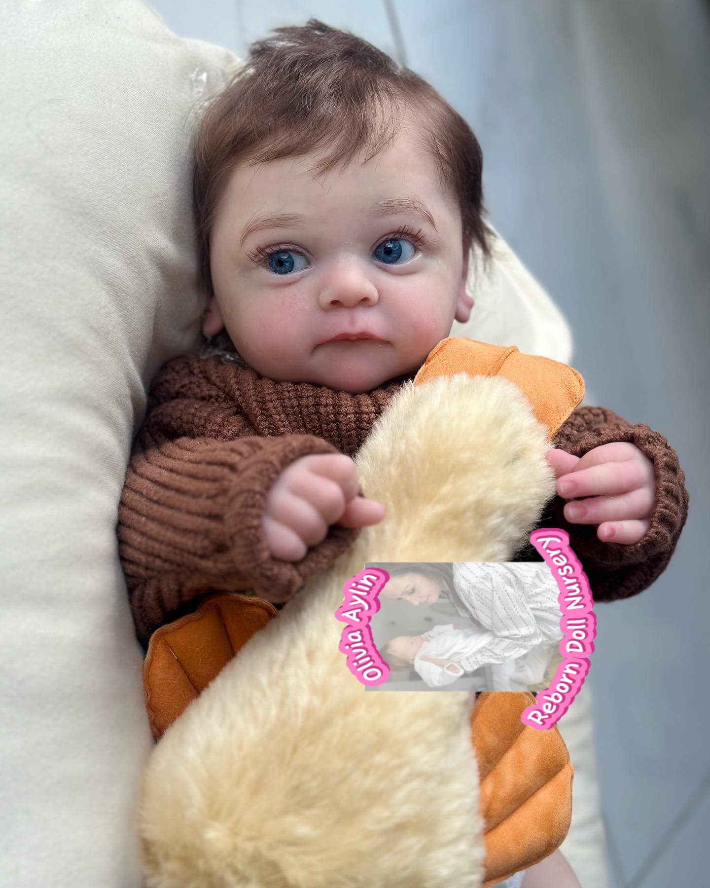 Angela – Full Body Silicone Reborn Baby Girl Doll - Photo 2