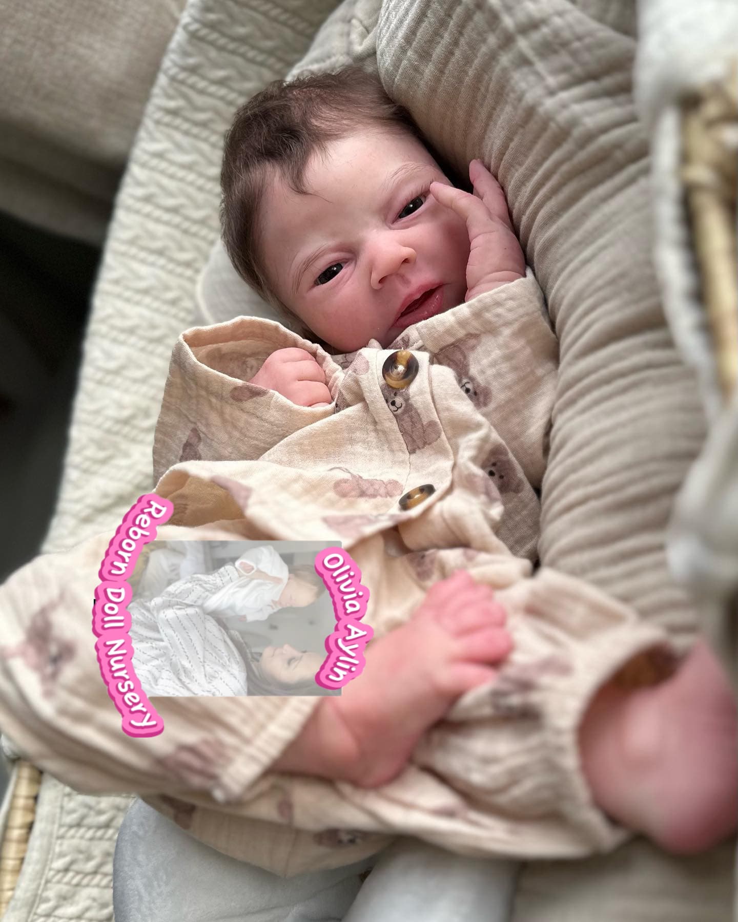 David – Full Body Silicone Reborn Baby Boy Doll - Photo 3