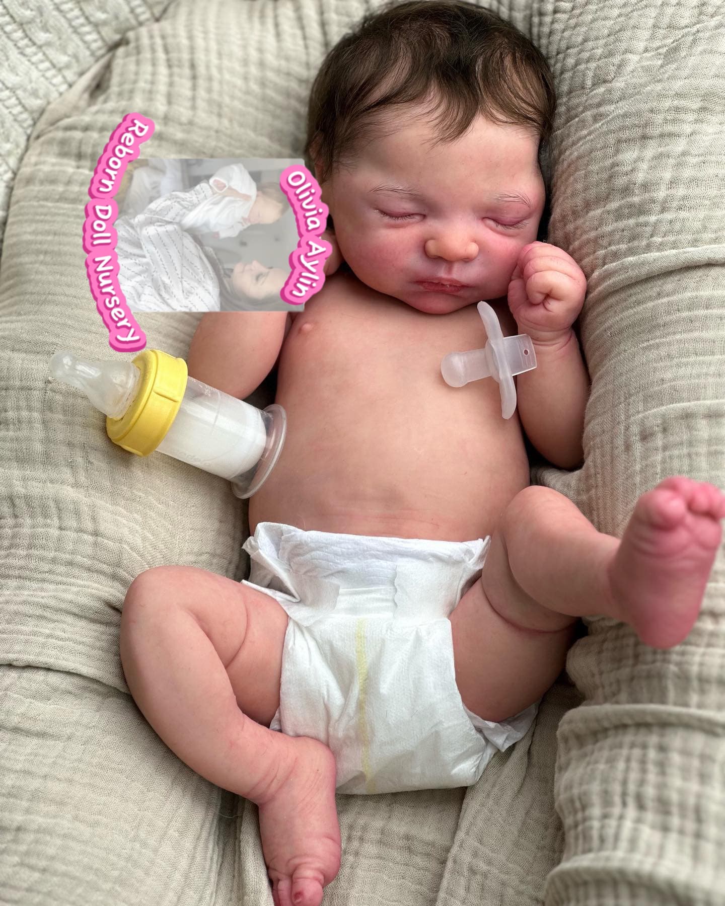 Mia – Full Body Silicone Reborn Baby Girl Doll - Photo 3