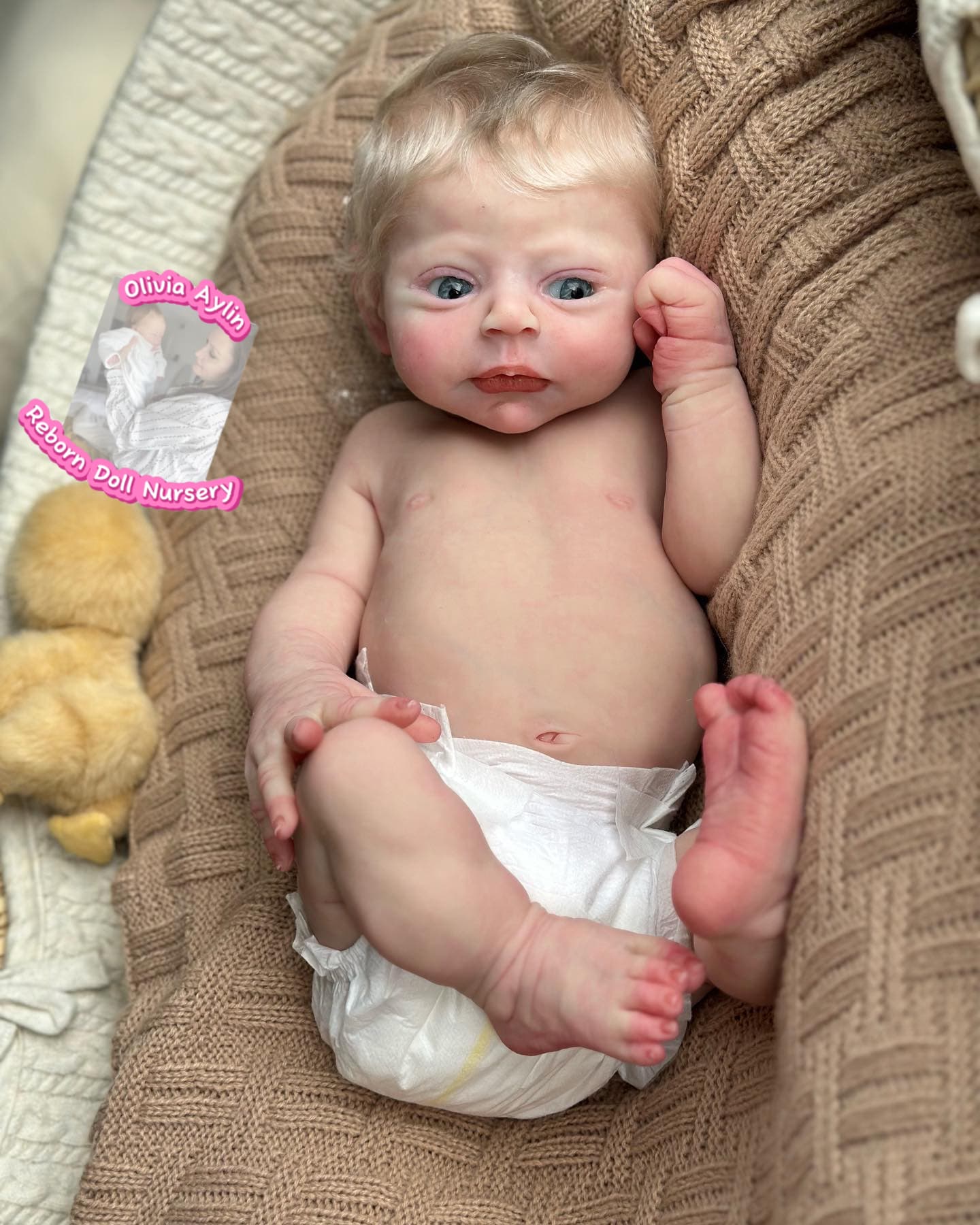 Tom – Full Body Silicone Reborn Baby Boy Doll