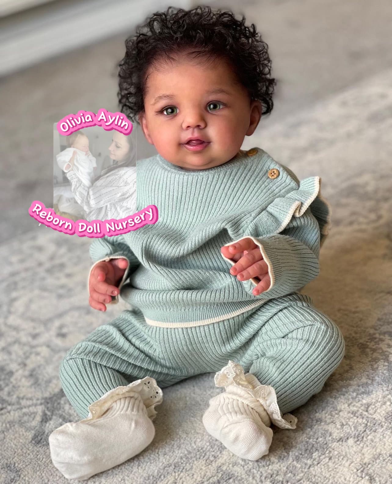 Abigail – Full Body Silicone Reborn Baby Girl Doll - Photo 2