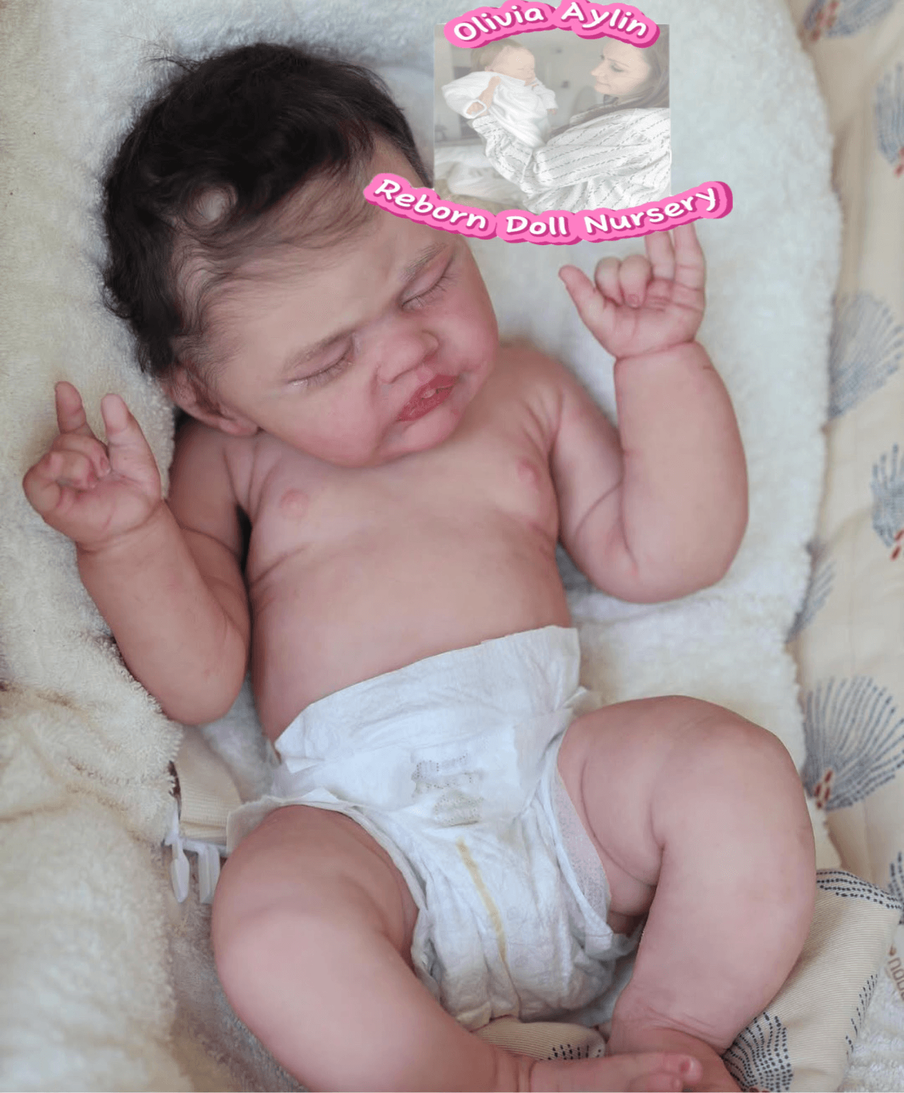 Kyrie – Full Body Silicone Reborn Baby Girl Doll - Photo 3