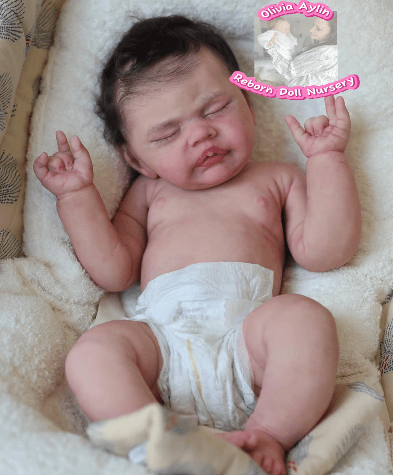 Kyrie – Full Body Silicone Reborn Baby Girl Doll - Photo 2
